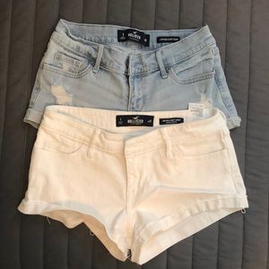 2 pair Hollister low-rise short-short
